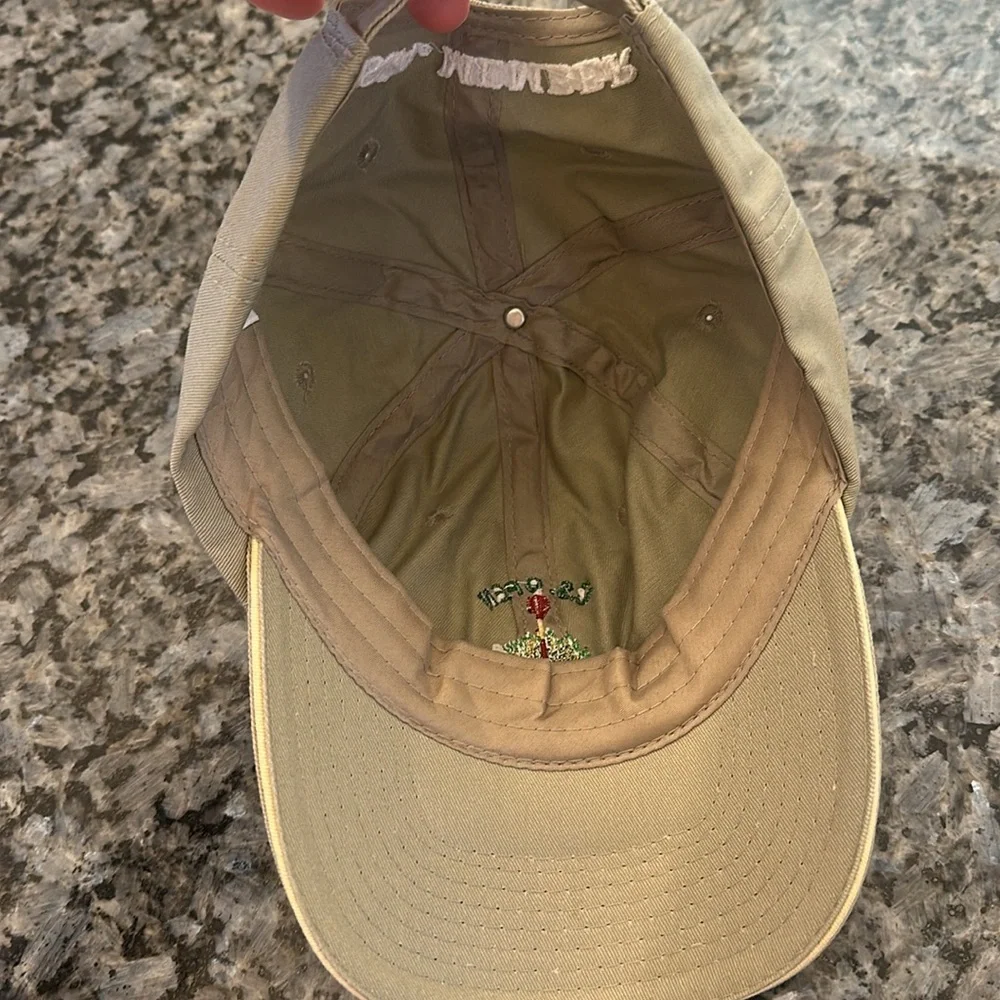 2013 US Open Merion USGA Golf Adjustable Cap/Hat Khaki Beige USGA Member.